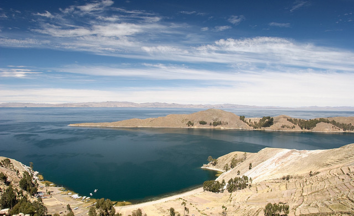 Lago titicaca de la isla sol